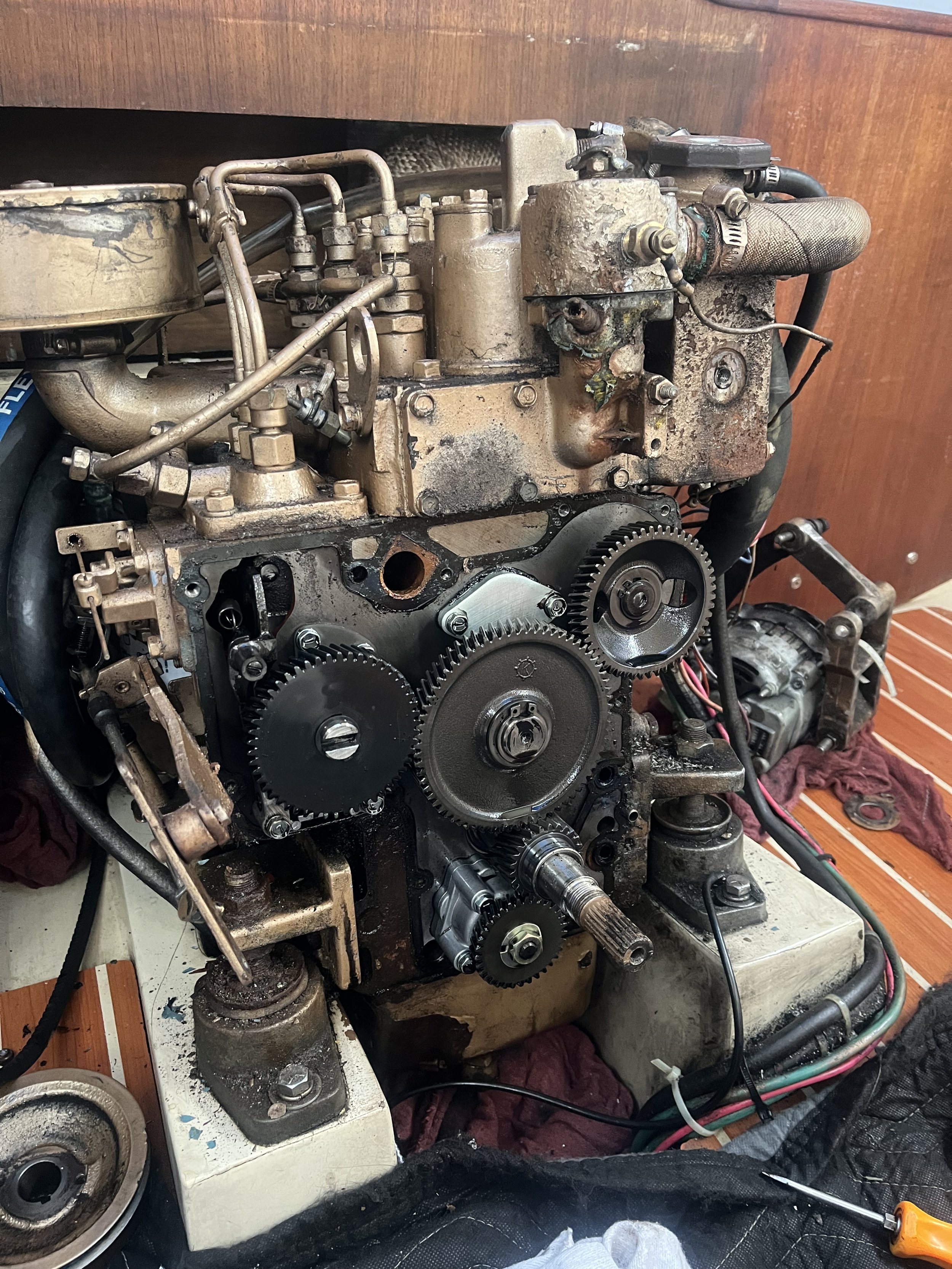 Universal Diesel timing cover reseal.