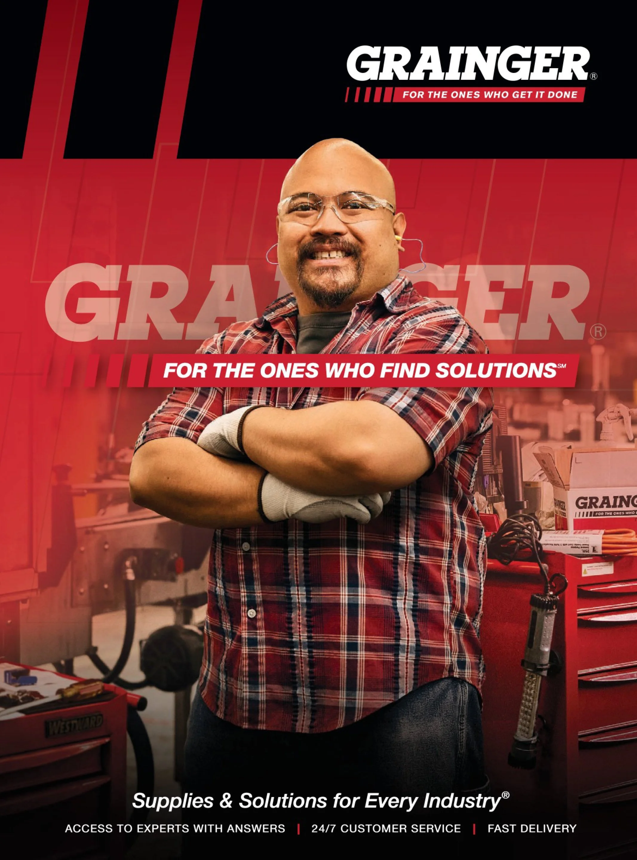 Grainger campaign cover photography – advertising by Sam Grant Productions, Los Angeles commercial