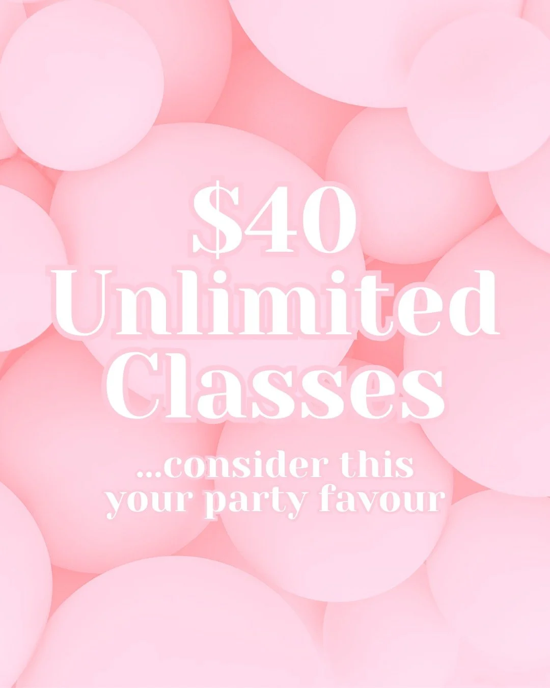 We&rsquo;re turning one&hellip; and celebrating you! 

To mark one year of Rebound, we&rsquo;re bringing back our OG offer:
💕 Unlimited Classes for just $40/week 💕

We know, it sounds too good to be true - but after a year of pink reformers, spicy 