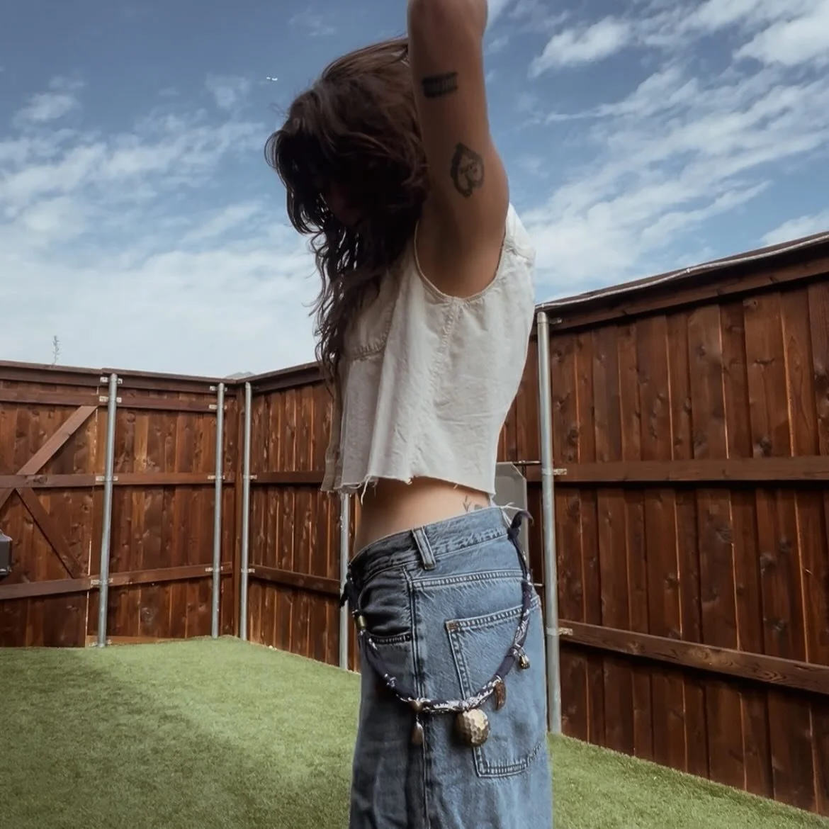 if ya don&rsquo;t know, now ya know
couple other ways to wear your charm bandanas 🥰 new things coming to site 2/22 💋