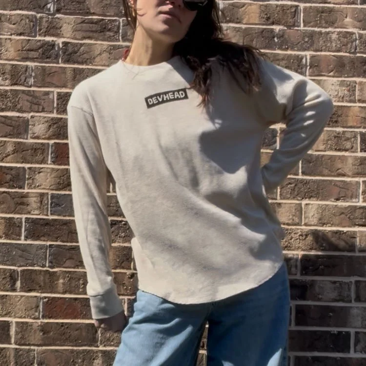 devhead waffle long sleeve (pre-order)*