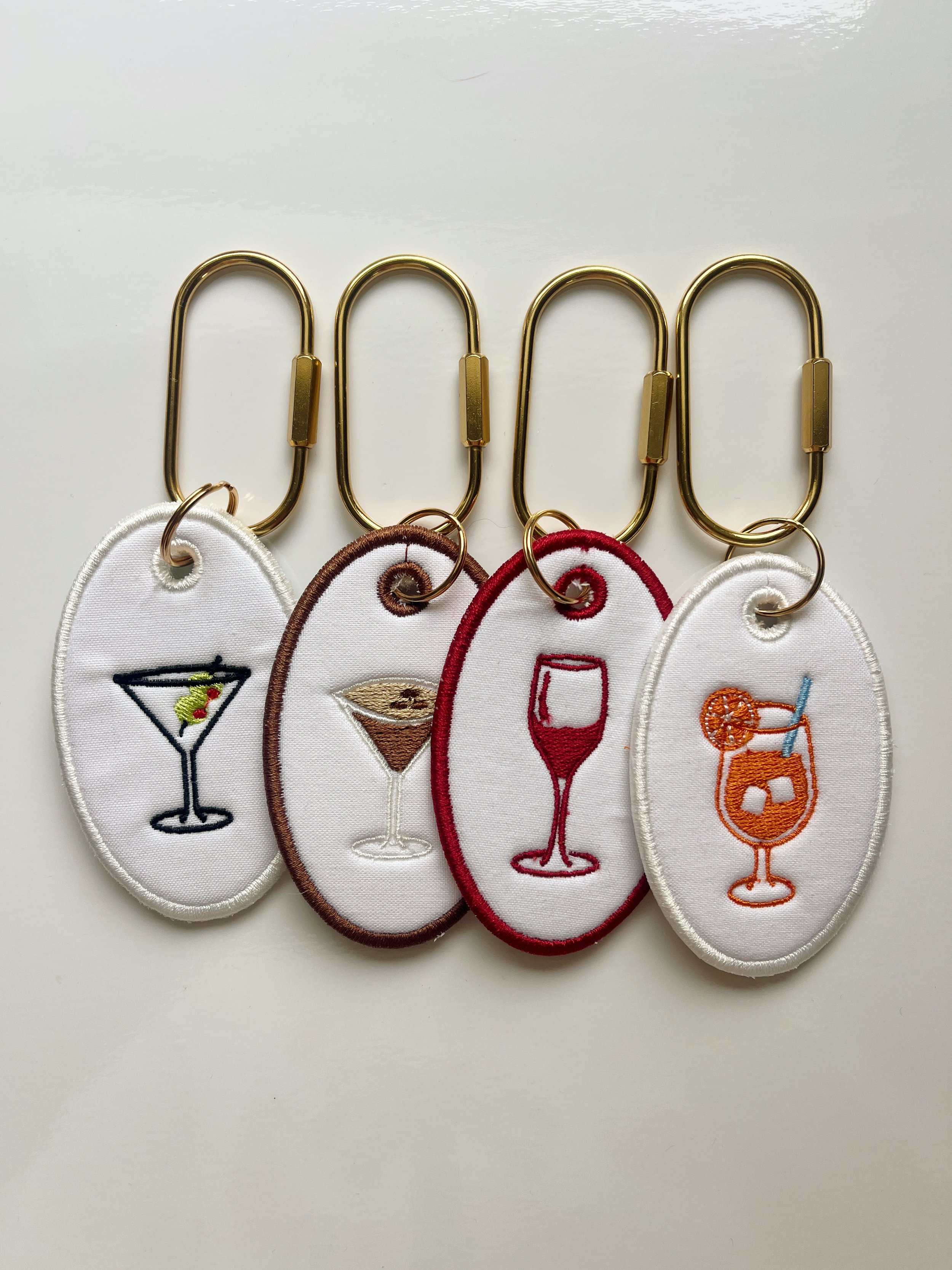 Bag Tag Pack - Set of 4x Drinks