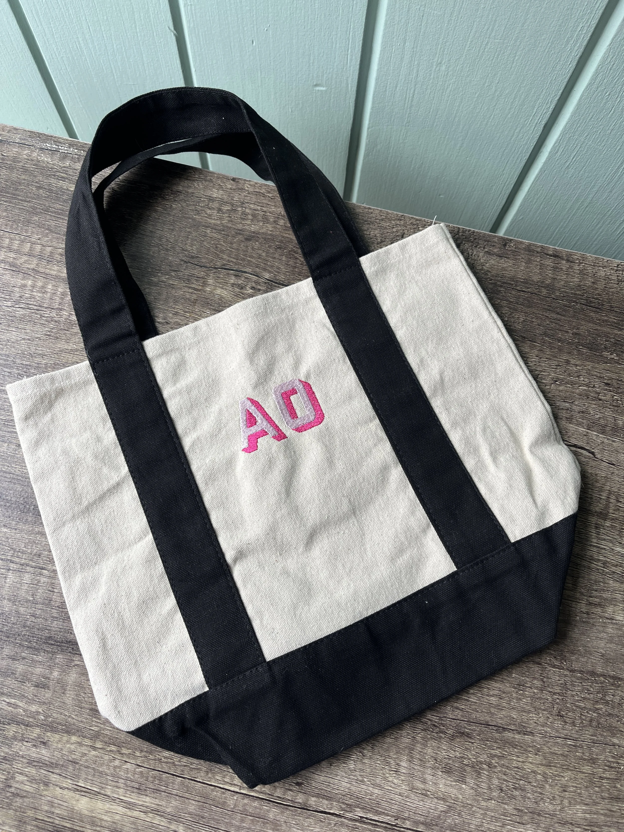 CUSTOM Monogram Mini Tote Bag