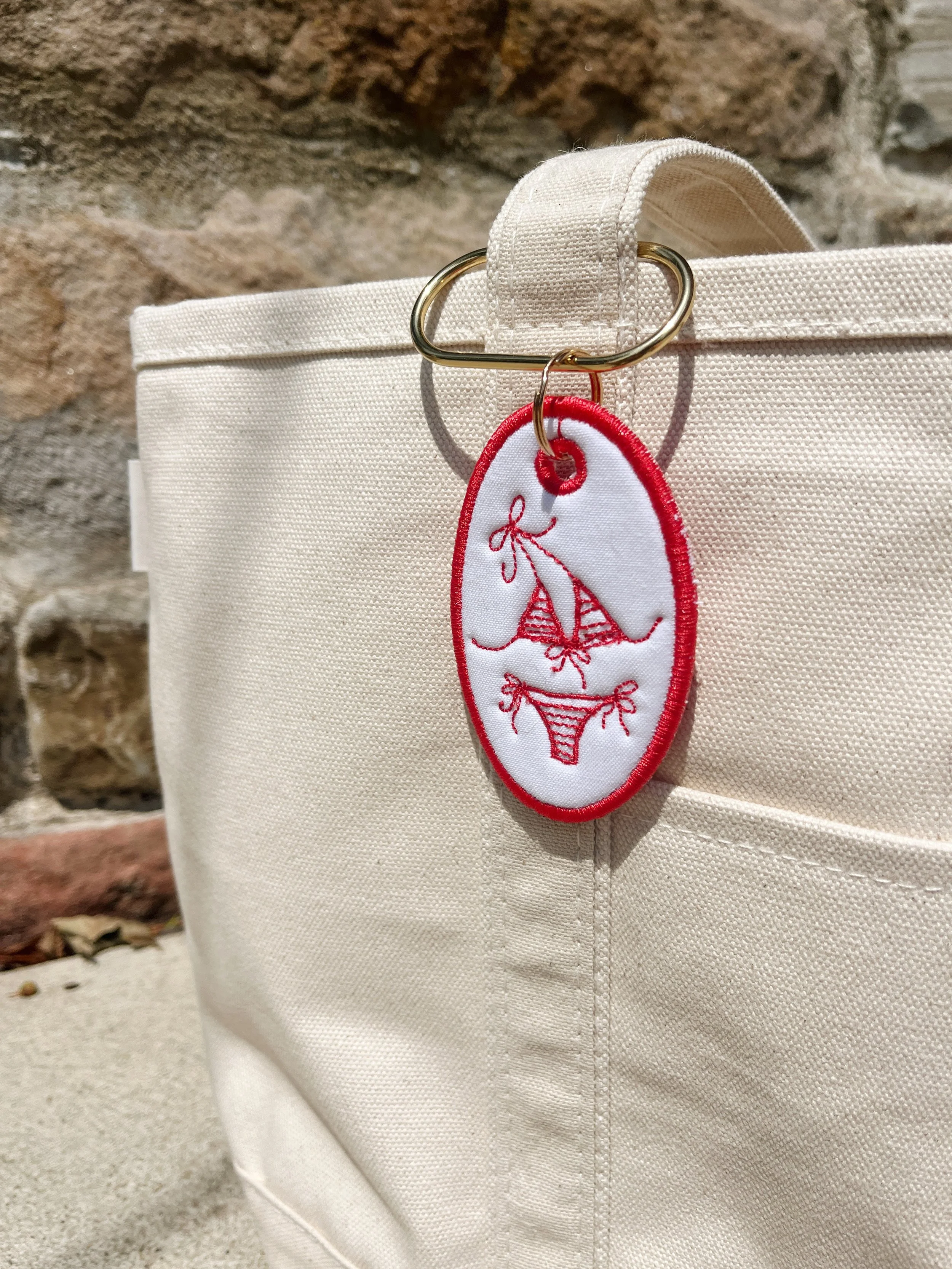 Bag Tag - Red Bikini