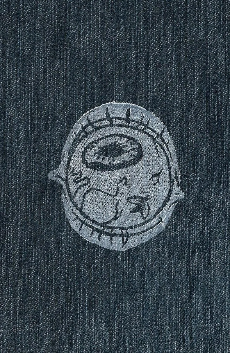 eyeball denim patch