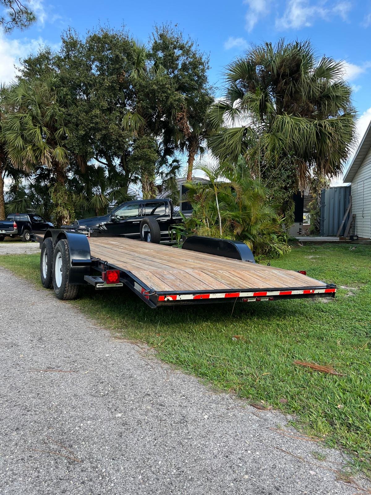 Back of Car Hauler