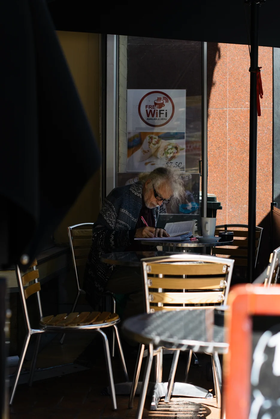 Café days.