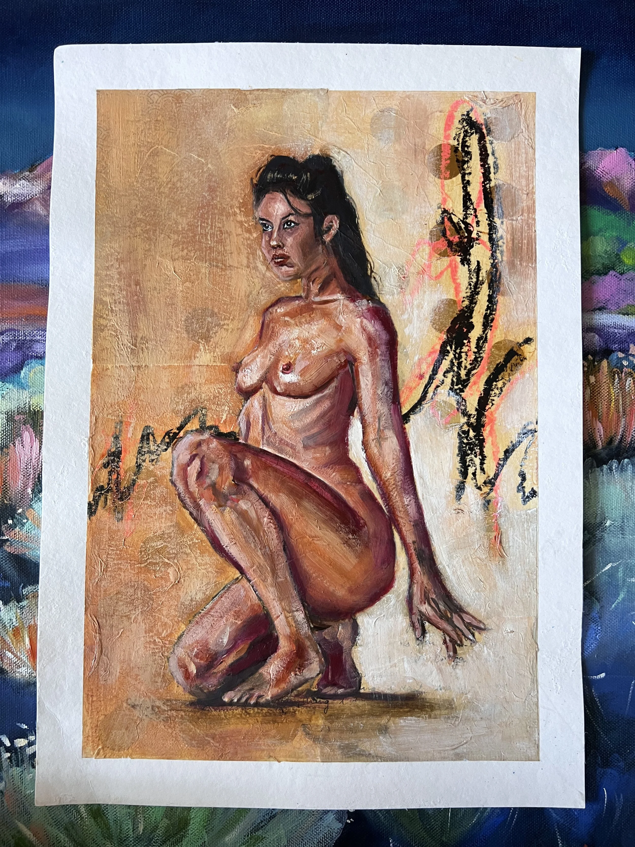 Art study- Paper nude
