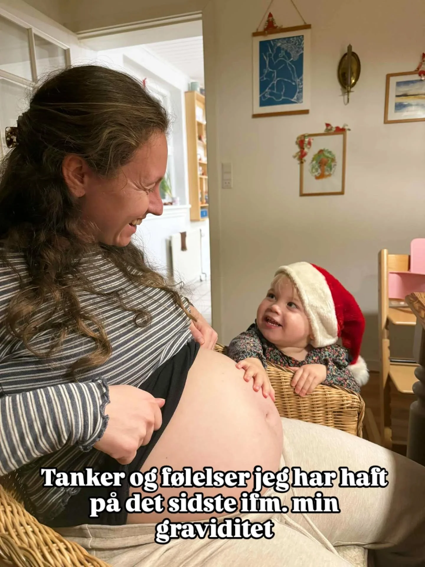 Tanker og f&oslash;lelser siden sidst:

✨Jeg har en baby som har bevist, at den kan ligge med hovedet nedad (det gjorde vores datter aldrig) og mine skuldre er blevet 10 kg lettere og mit h&aring;b for en vaginal f&oslash;dsel 100x st&oslash;rre. Det