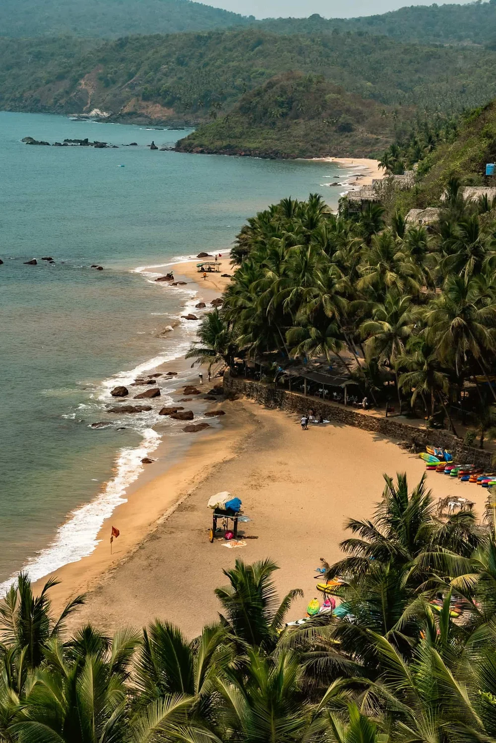 Cola beach from above