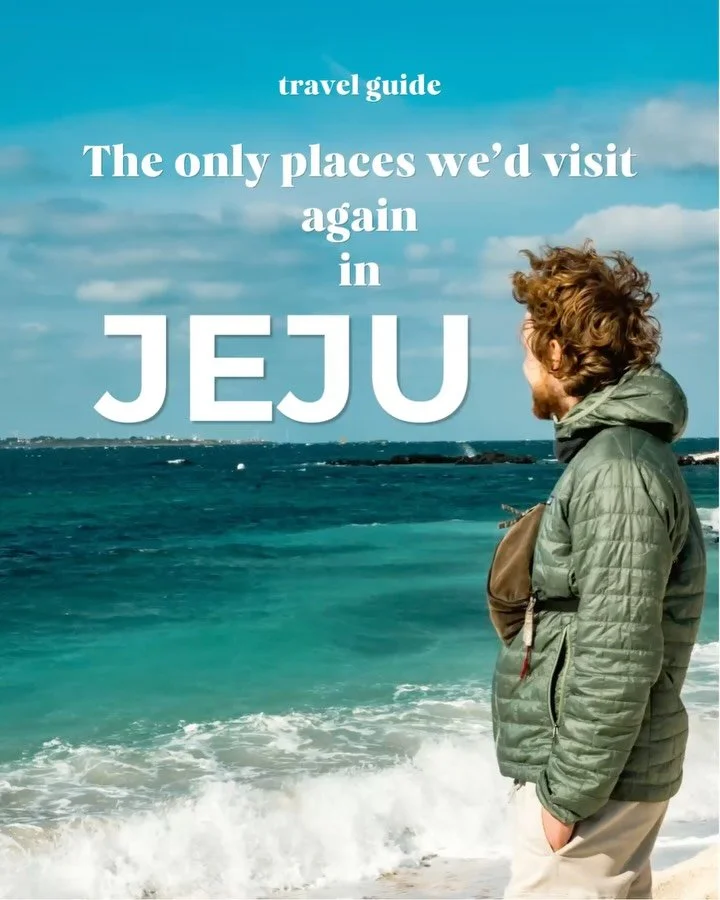 💬 Comment "JEJU" and we'll send you our guide with our favorite spots in Jeju and tips.

Jeju was our favorite spot in South Korea. We rented a car and drove around the whole island. Stopped whenever we felt like it and that&rsquo;s how we