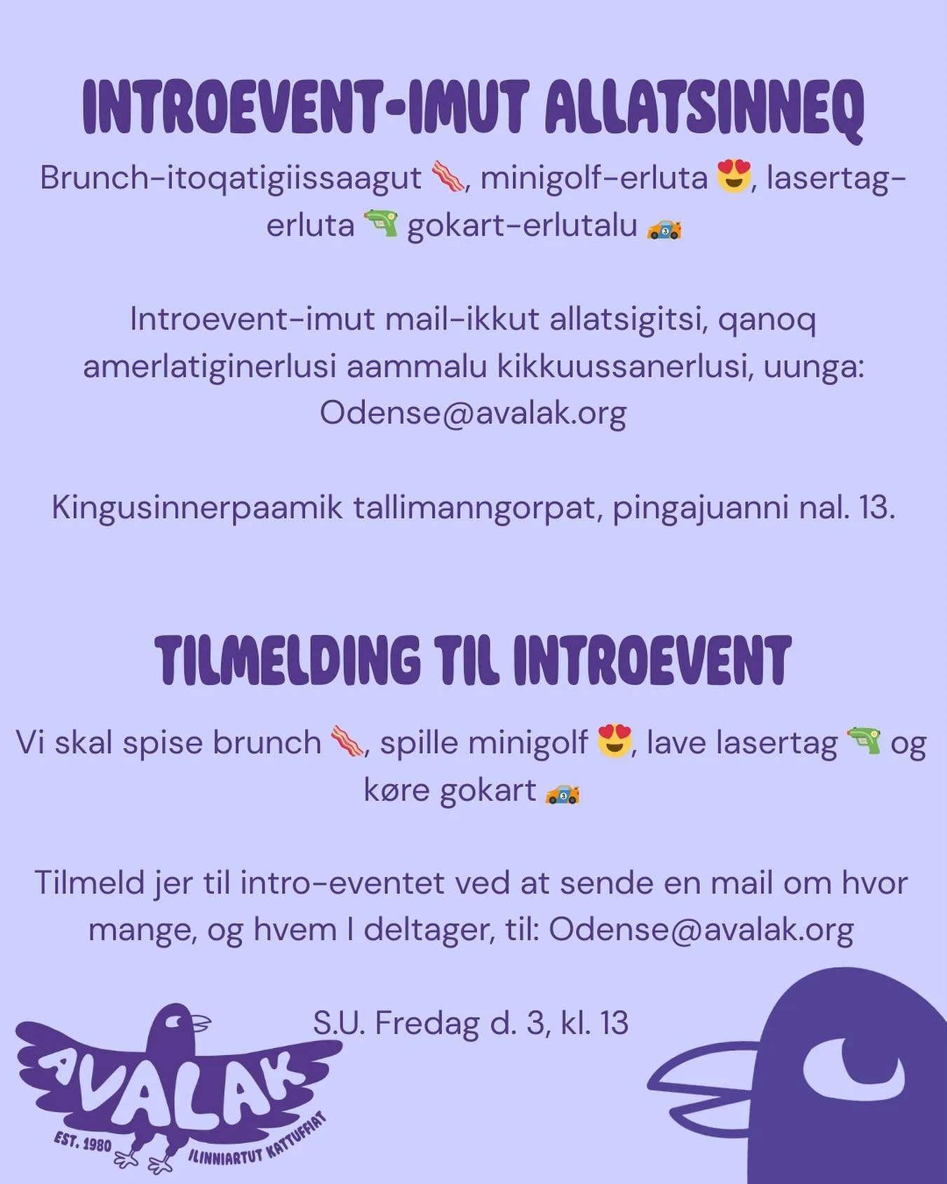 Qaaqqaa !! Okt. 5, nal. 11-17 🥳