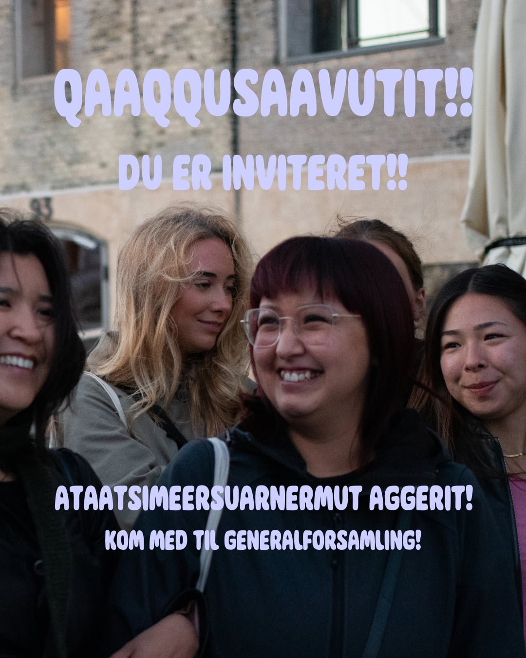 Du er inviteret til Kbh Lokalbestyrelse generalforsamling l&oslash;rdag d. 14 marts i Nordatlantisk brygge.

Kom og se hvad vi laver i Avalak bestyrelsen og se hvad vi laver p&aring; et &aring;r. Hvis det er noget der interesserer dig kan du melde di