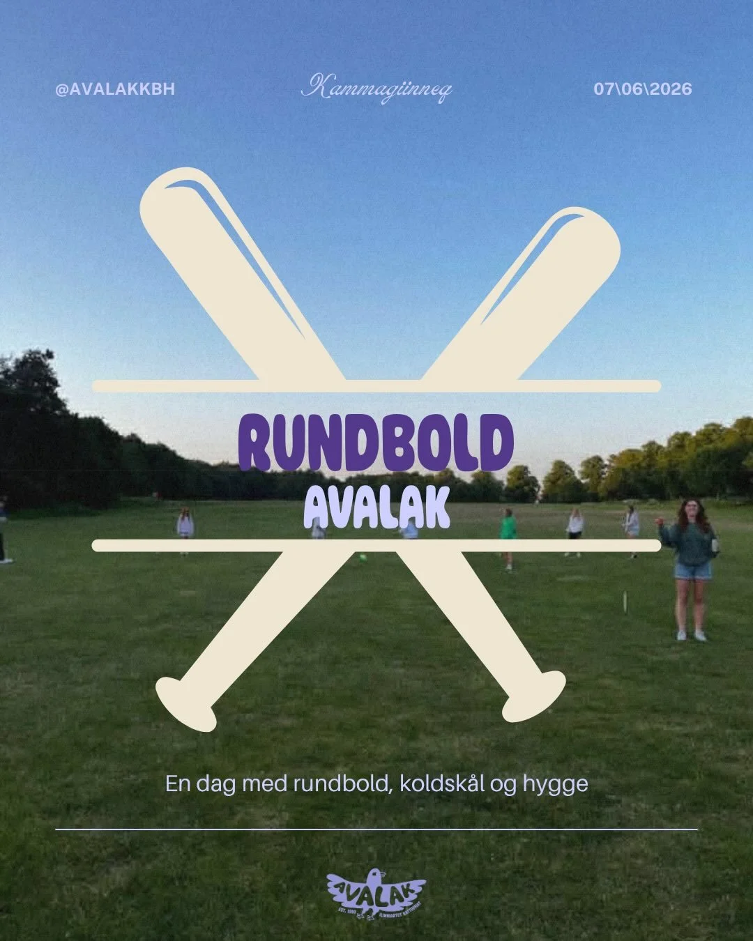 ~ Rundbold d. 7. Juni ~

Klar til rundbold? Join et hold og v&aelig;r med til kampen om en pr&aelig;mie🥳

Vi h&aring;ber at se dig til rundbold i F&aelig;lledparken☀️Vi s&oslash;rger for at g&oslash;re det hyggeligt med koldsk&aring;l, jordb&aelig;r
