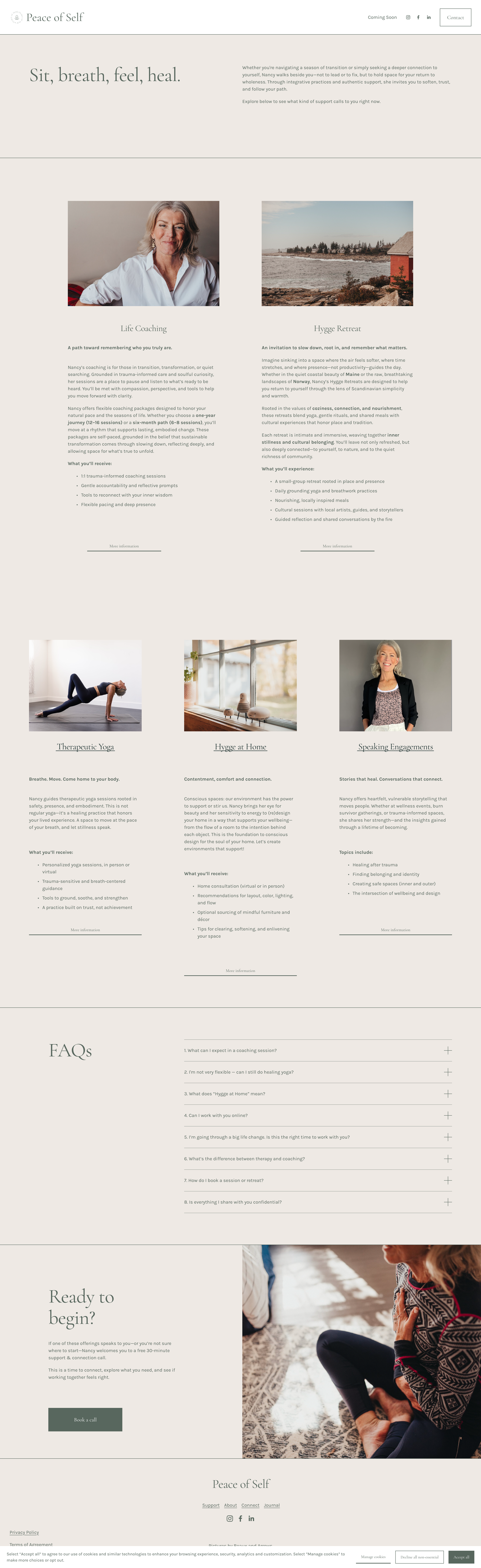 Services page - Authentic European-inspired web design