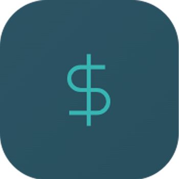 Symbole de dollar stylisé sur un fond sombre.