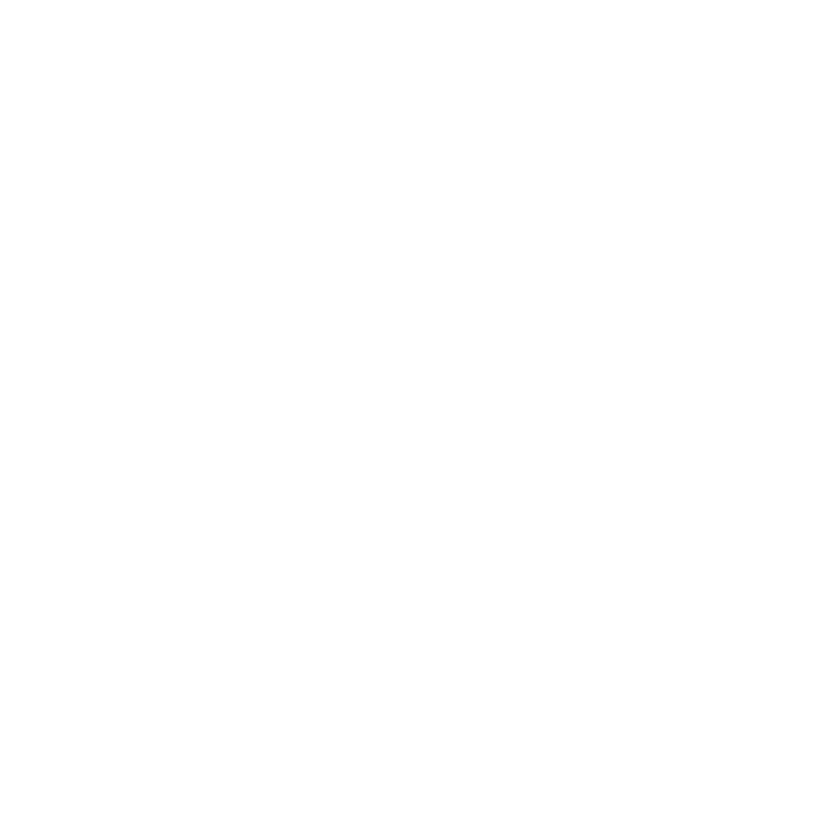 Icône blanche d'une main tenant une étoile et différentes petites étoiles autour sur fond noir.