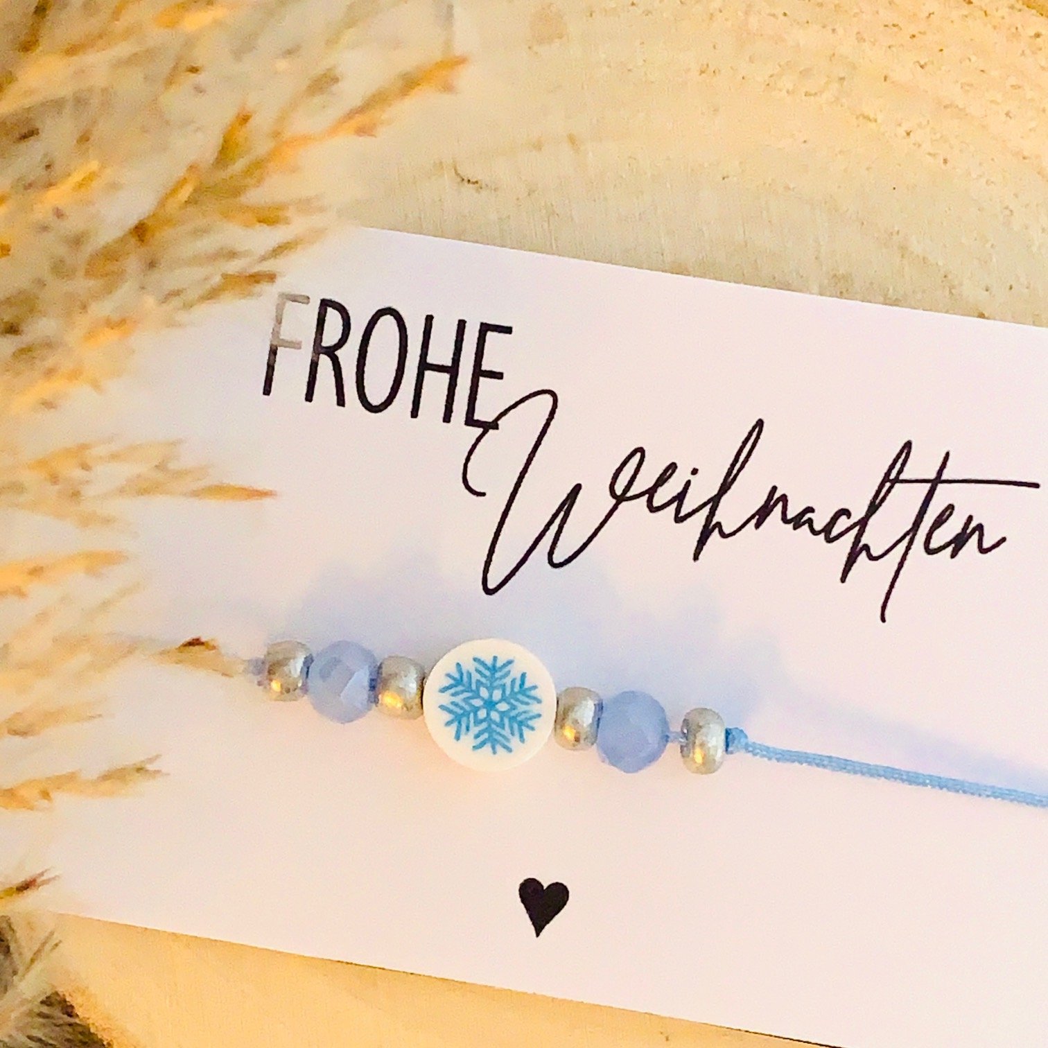 "Frohe Weihnachten" Armband