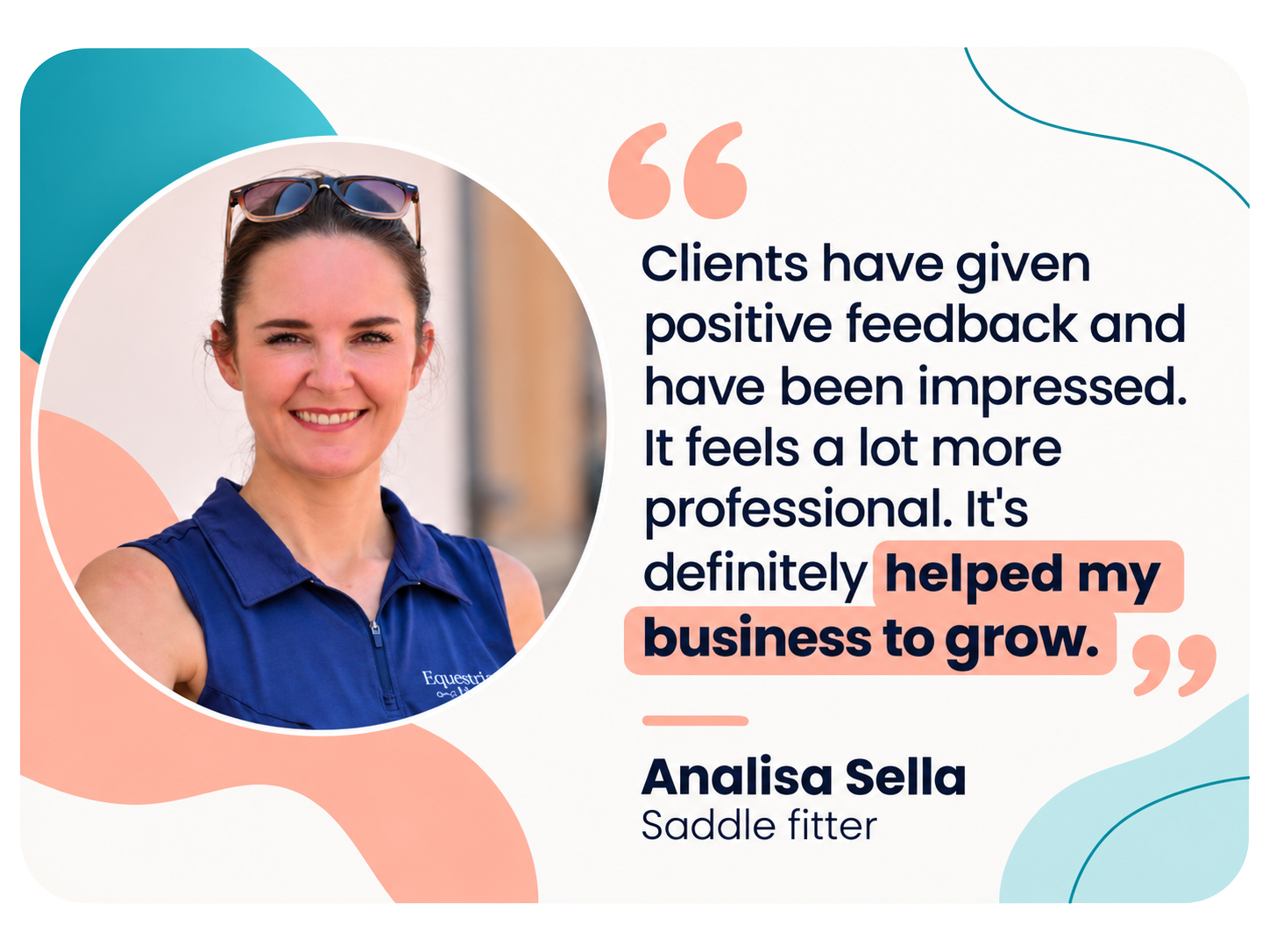 Analisa Sella testimonial