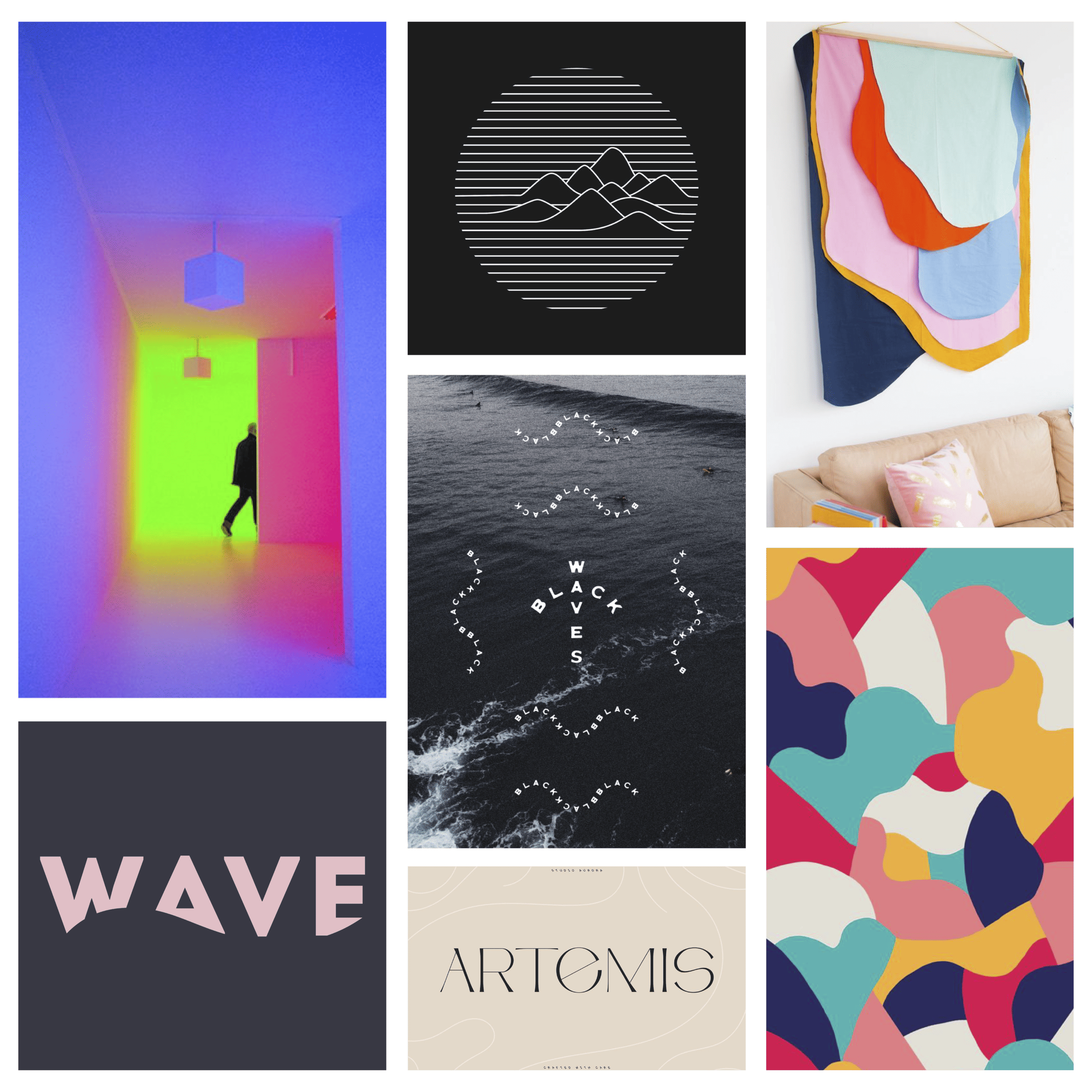 Initial inspiration for brand design