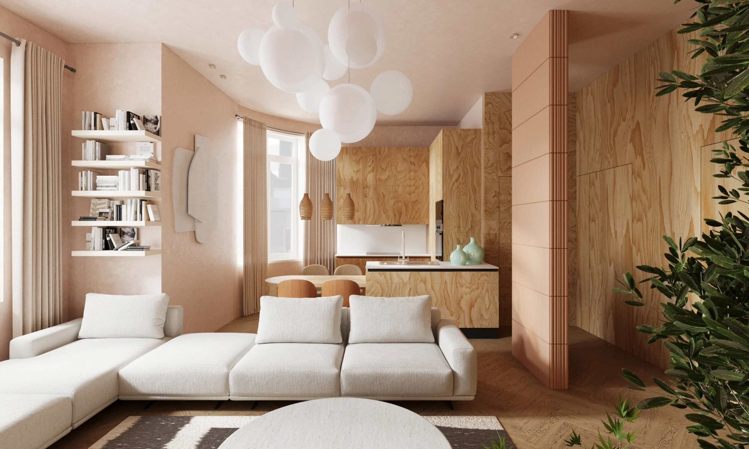 Urban Tranquility Apartment Residential Design Project