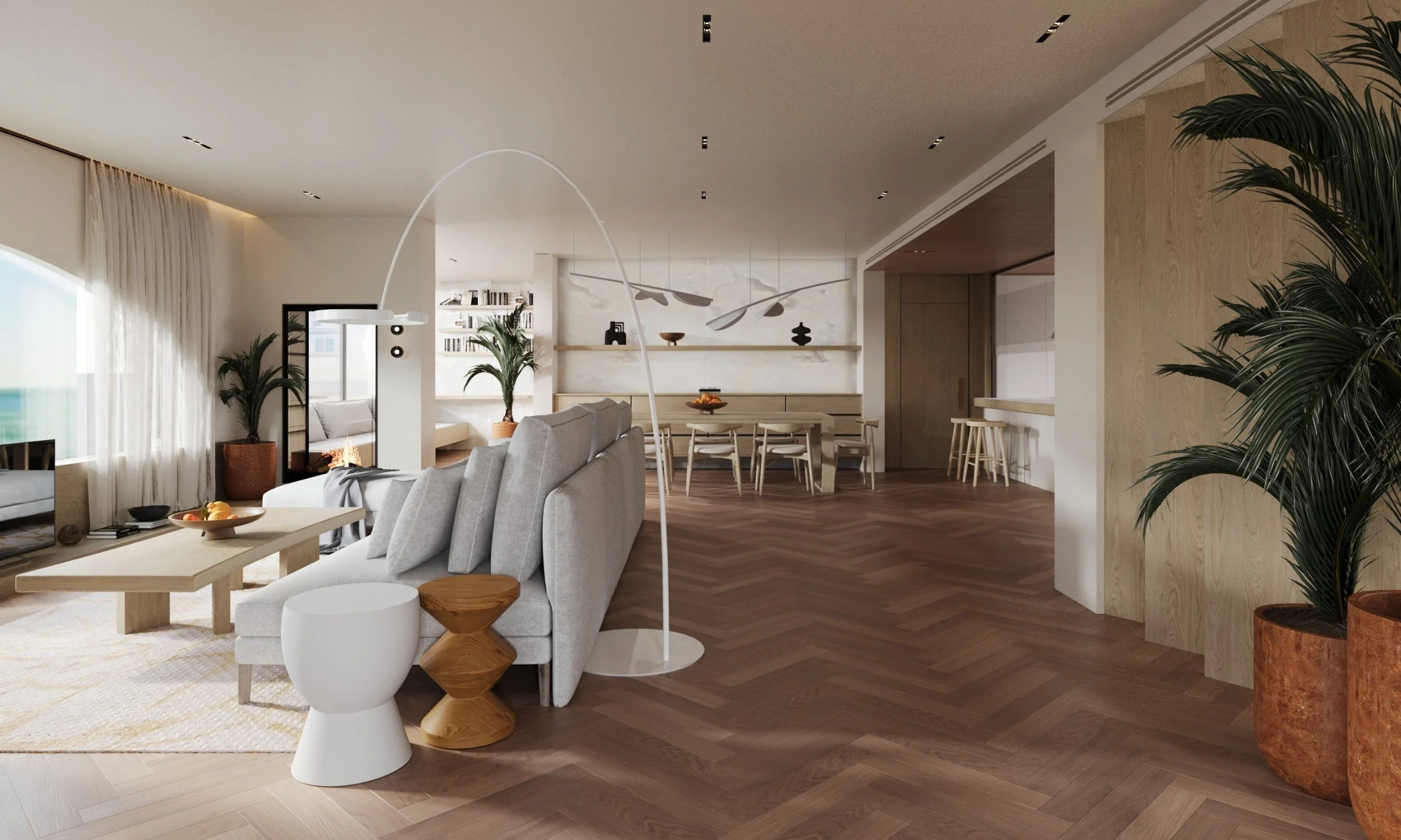 Coastal Family Apartment Residential Design Project
