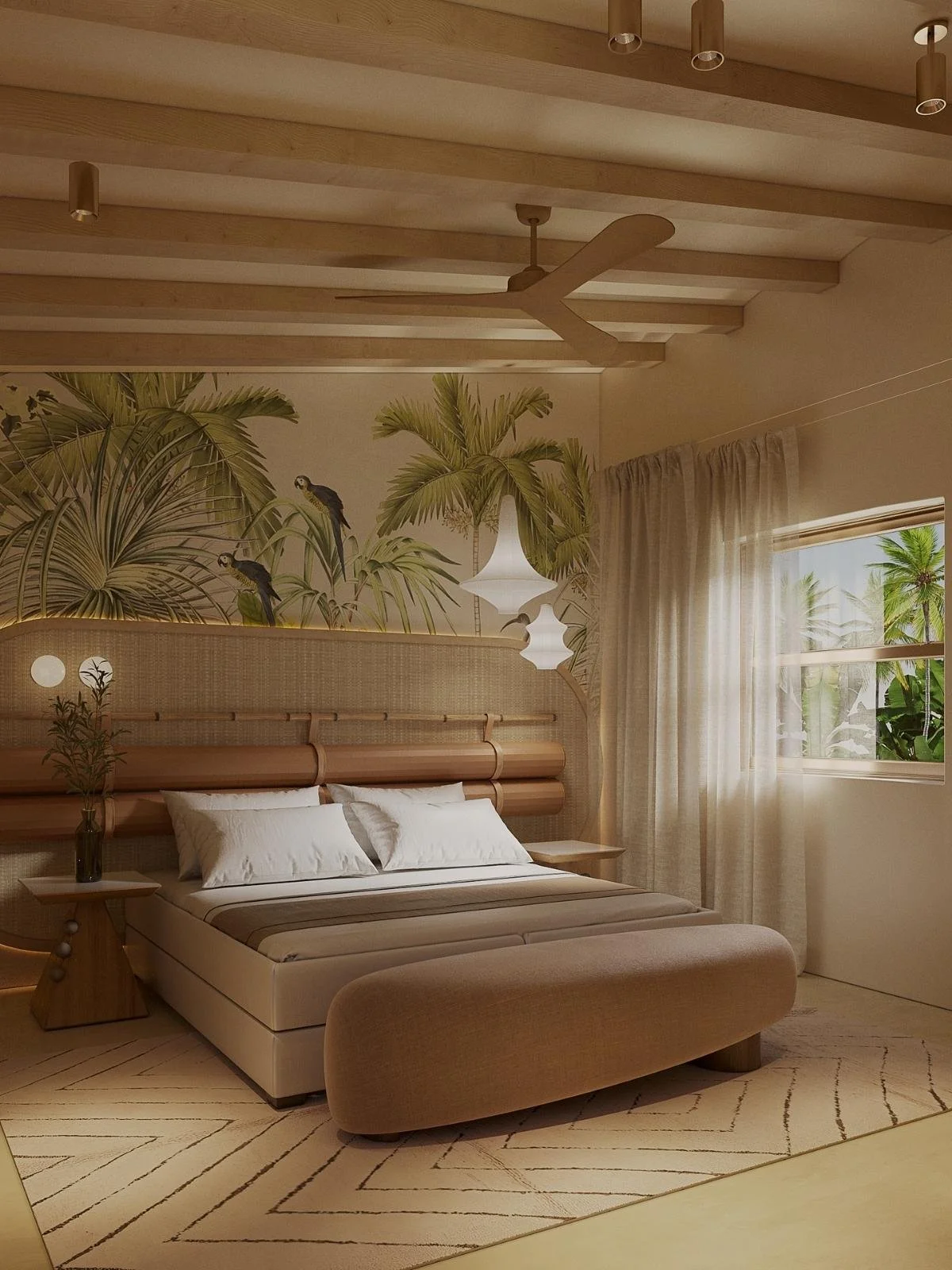 The Intuitive Spaces offers conceptual design services, including spatial planning and 3D visualisations for residential and hospitality projects, helping clients envision biophilic, nature-connected interior and exterior spaces.