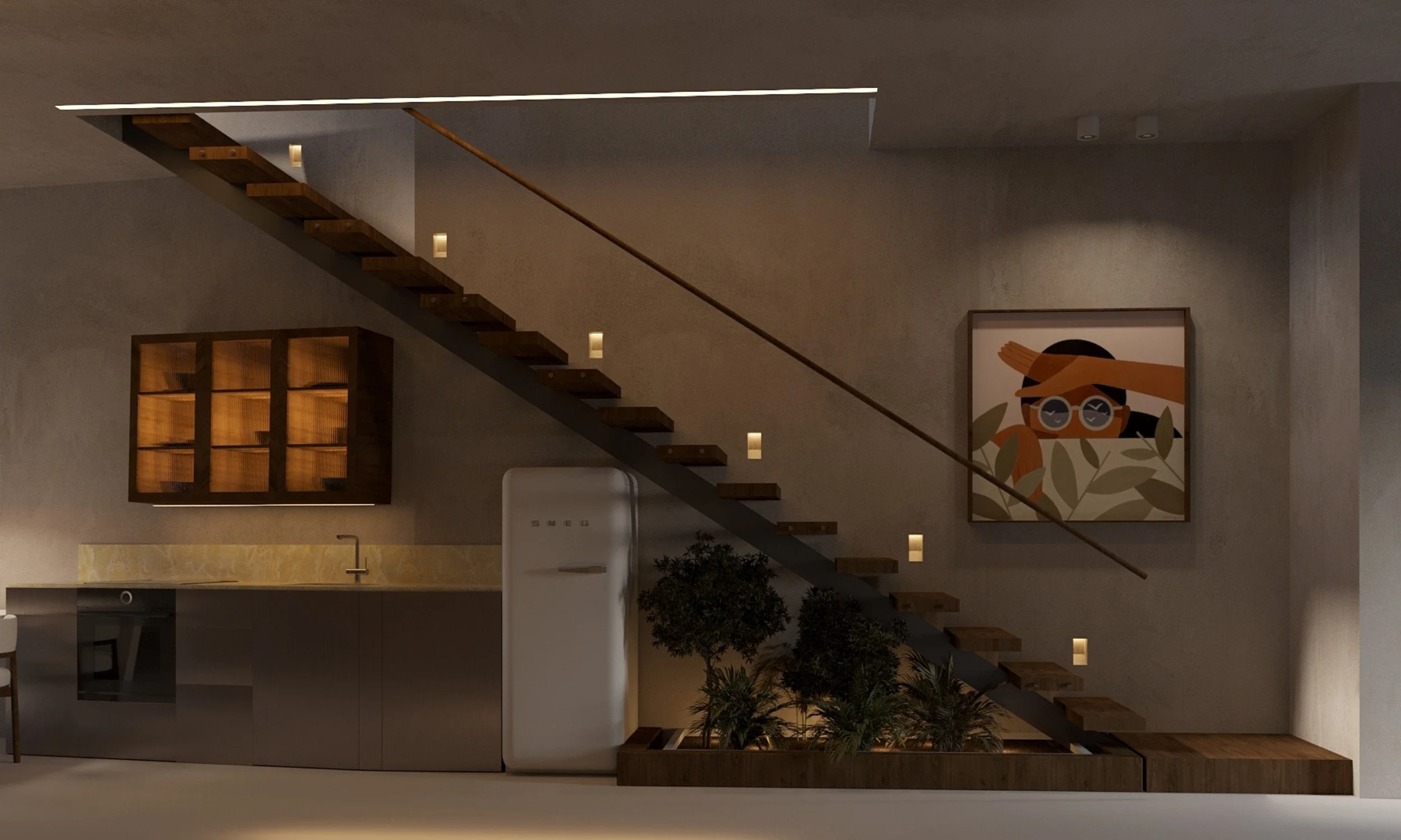 Duplex Studio Apartment Residential Design Project