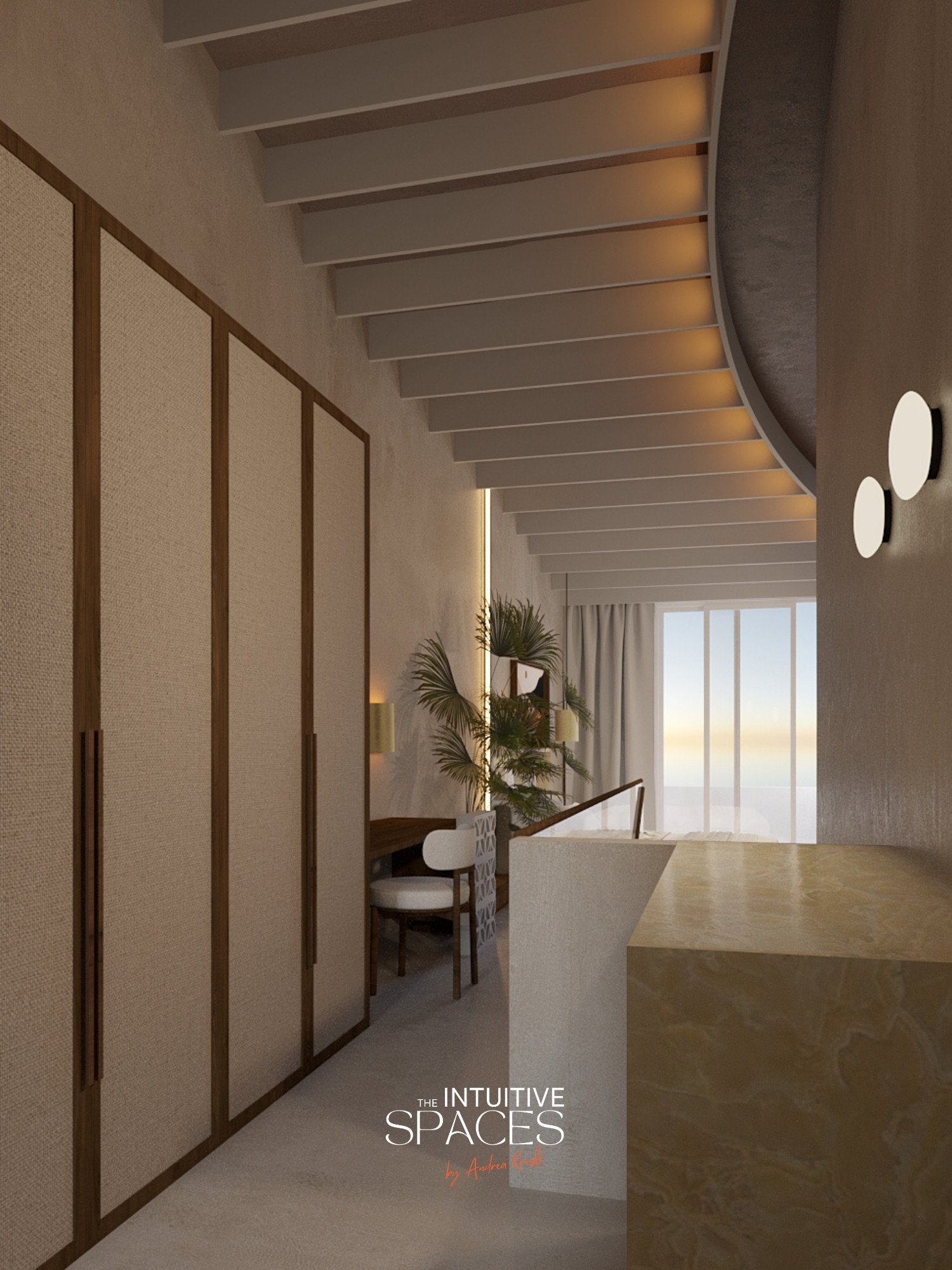 Custome wardobe design in duplex residential project upper floor.jpg