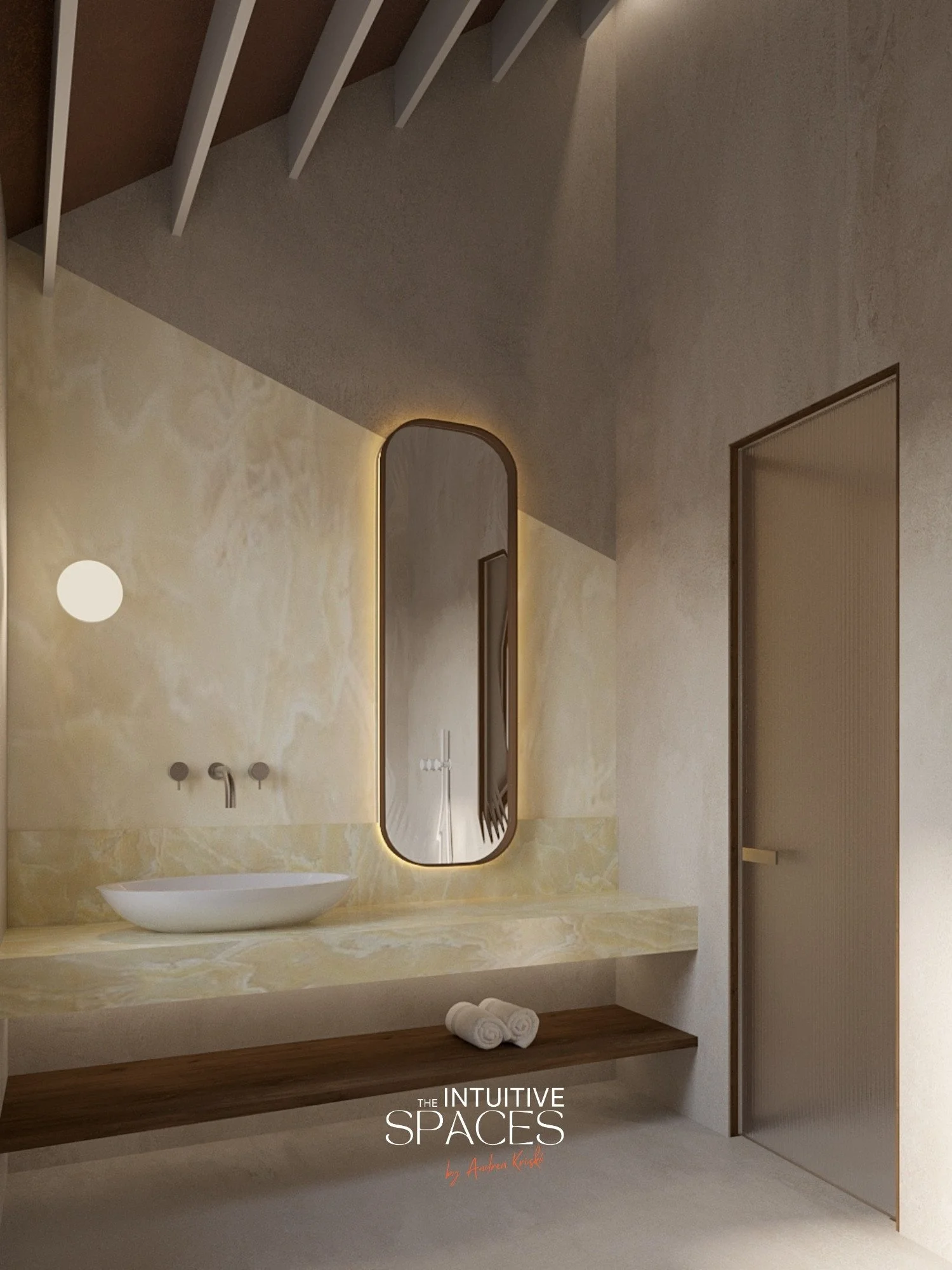 Bathroom wall covering with natural stone surface.jpg