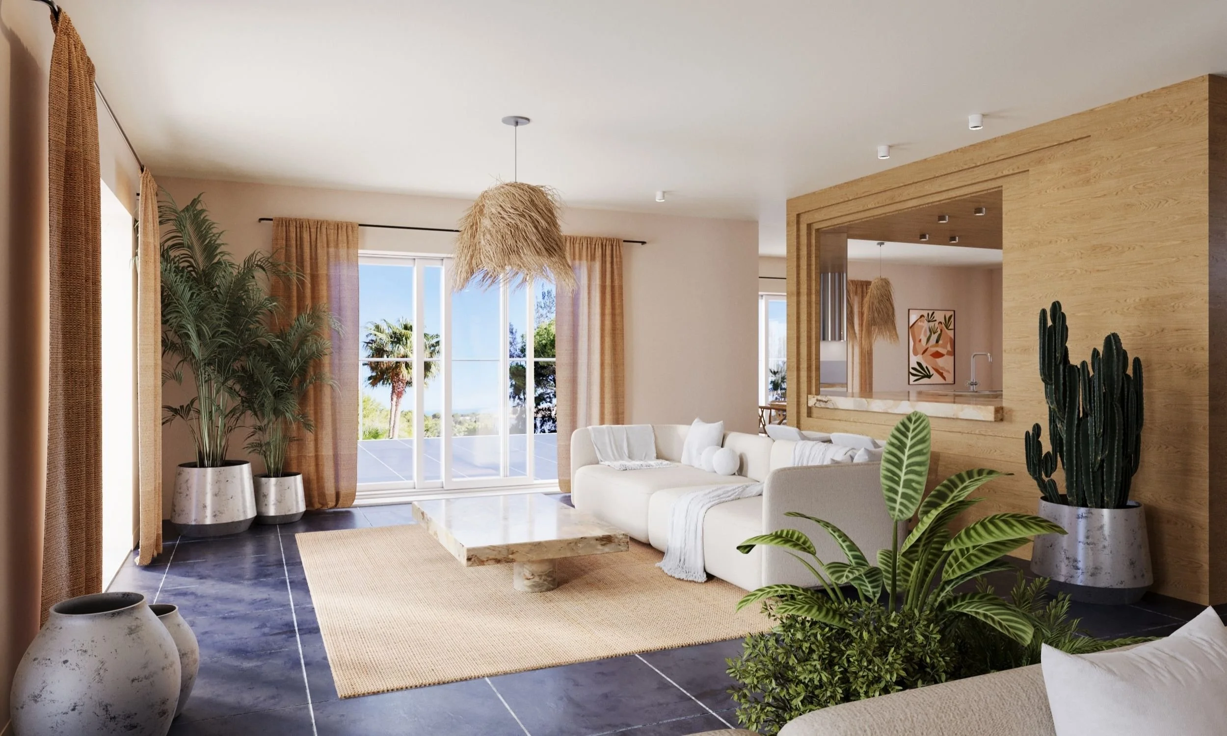 Bohemian Coastal Villa Residential Design Project