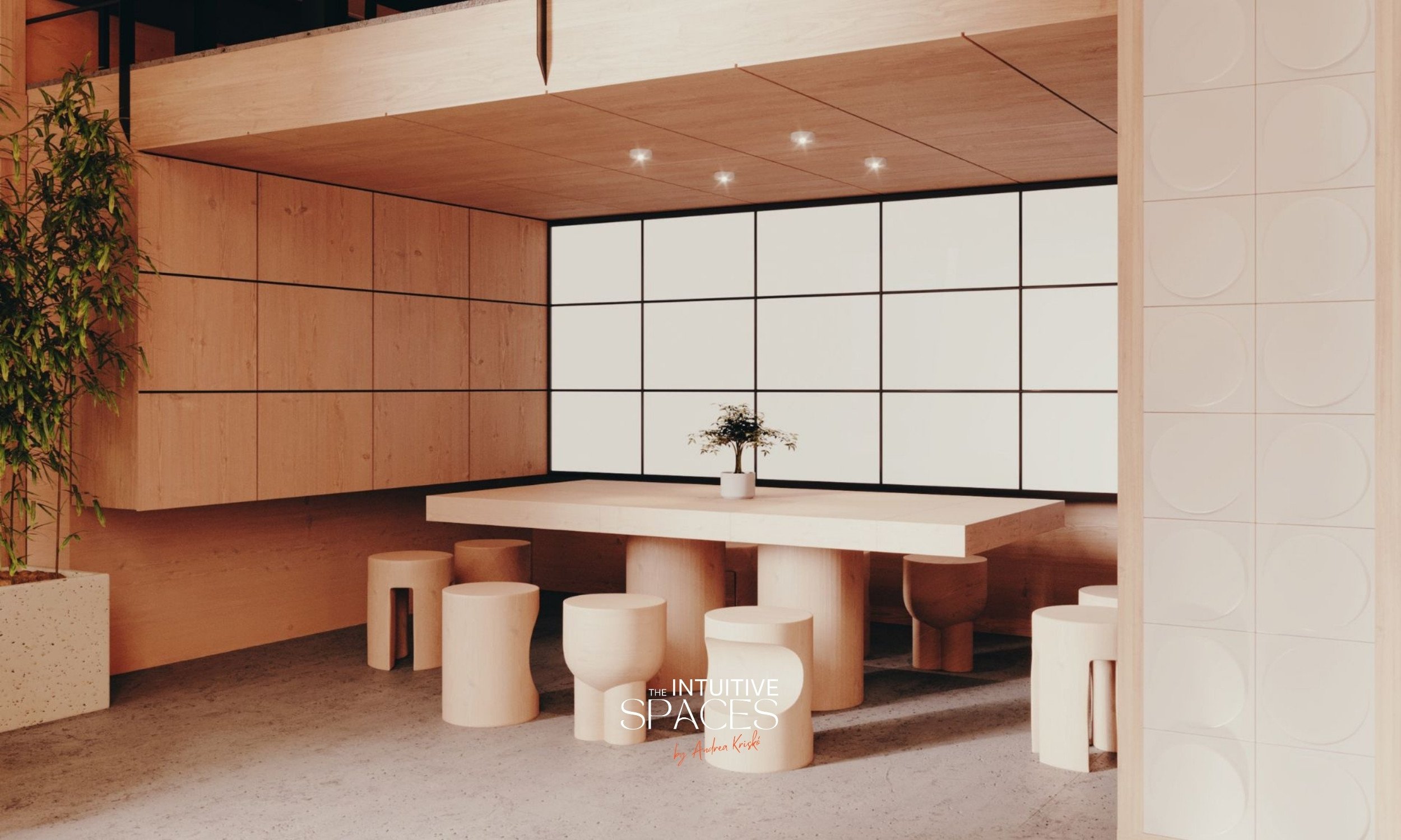 Group event space in a Budapest japanese restaurant with atmospheric lighting