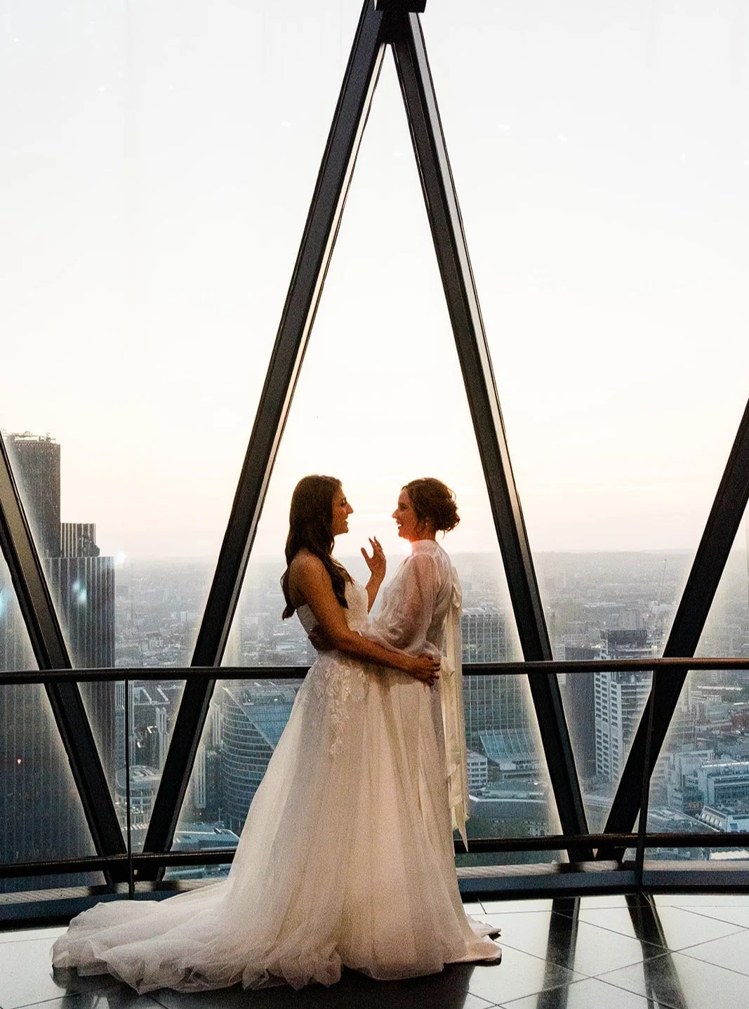 Your venue doesn't matter.

Buuuuuuuuut&hellip; if you get a chance to have it somewhere as stunning at the Gherkin, it can put a pretty incredible spin on your day.  In the case of D&amp;B, they were always going to have a gorgeous wedding. Stunning