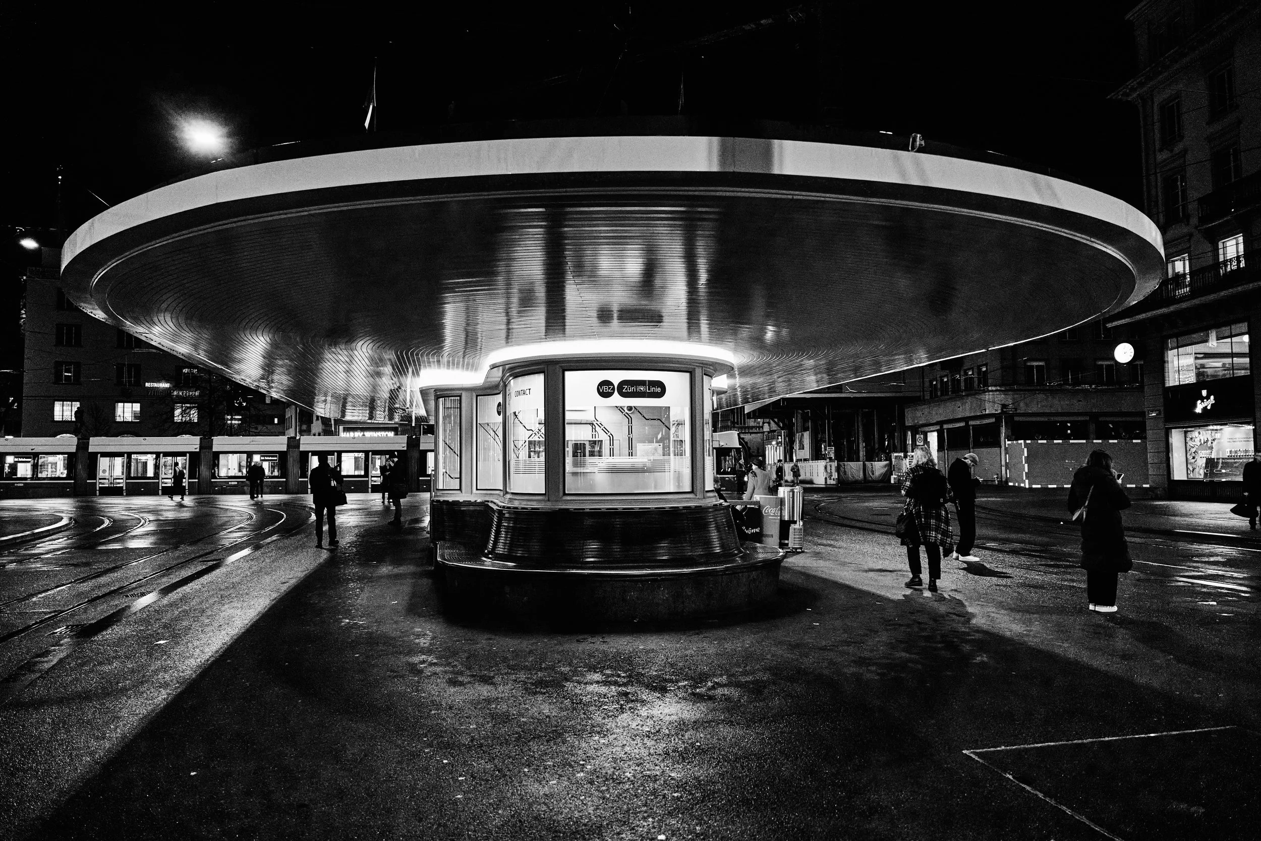 Paradeplatz at Night