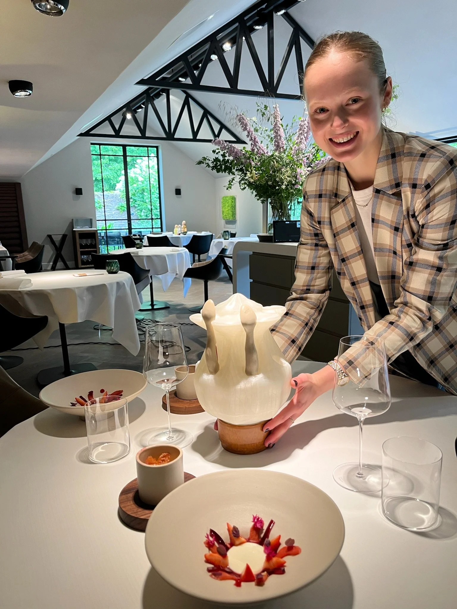 Full concept in Michelin restaurant