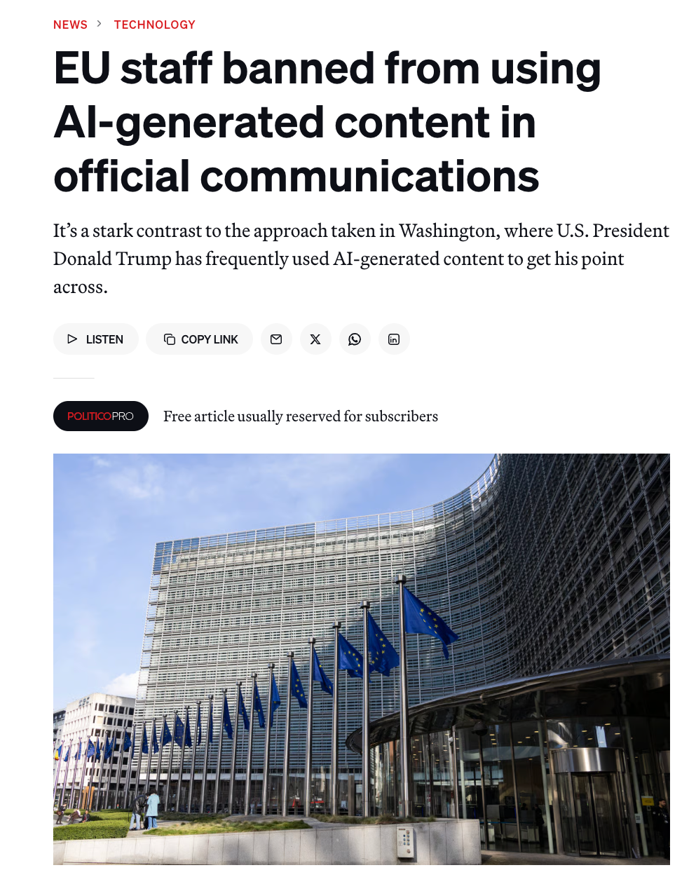 POLITICO, May 2026