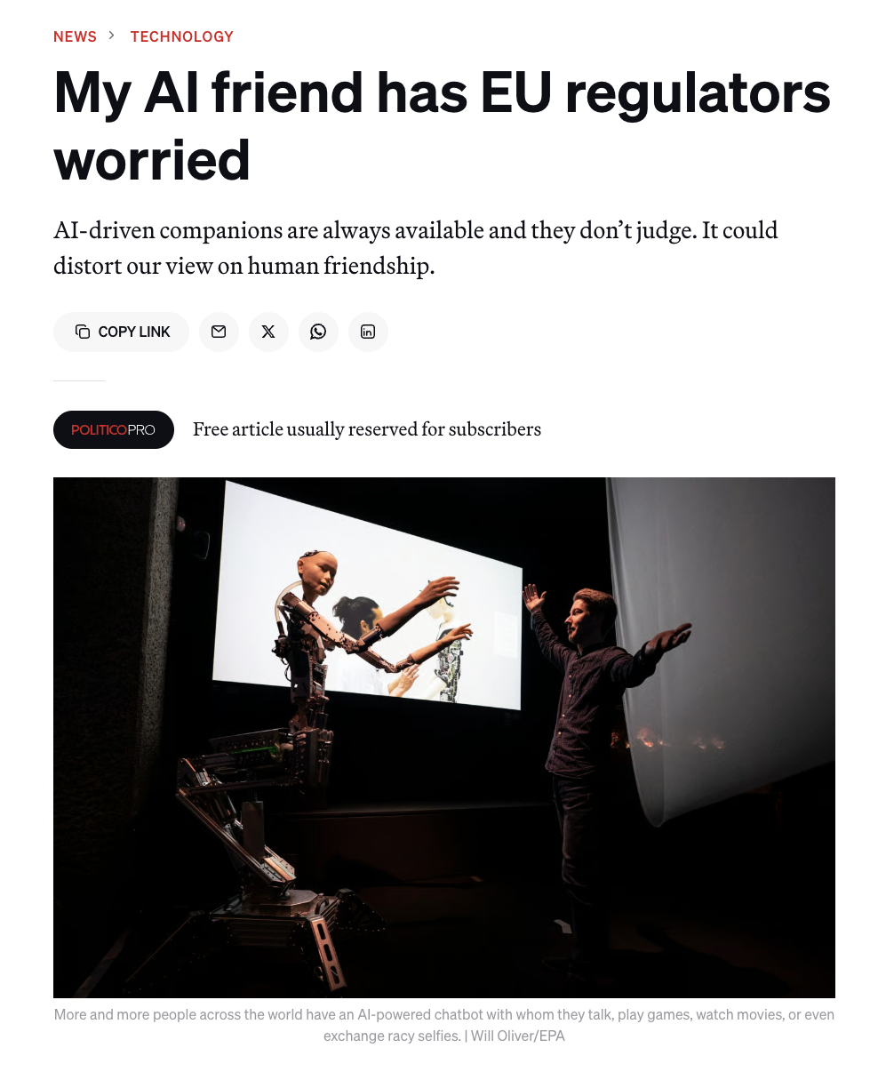 POLITICO, August 2025