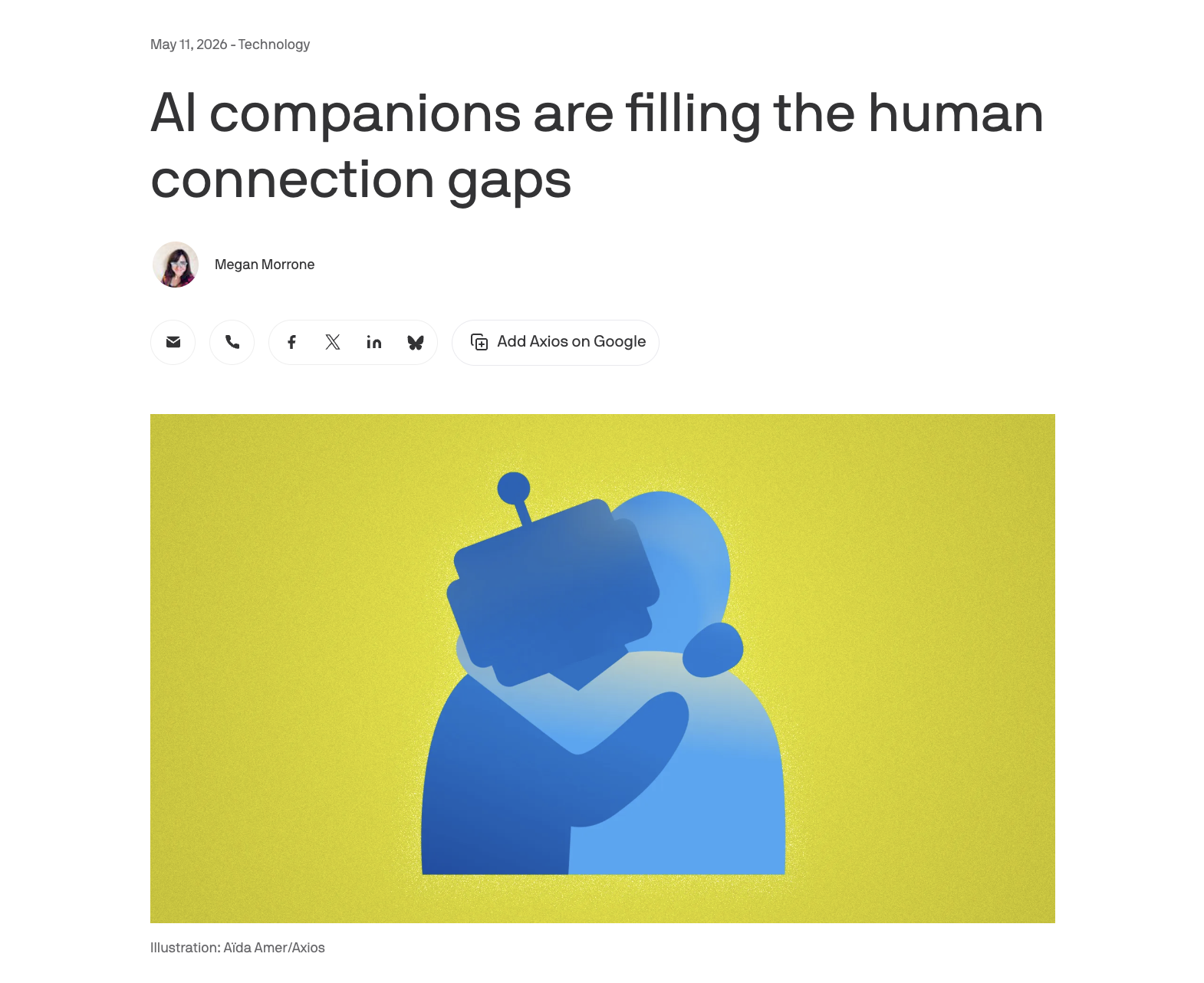 Axios, May 2026