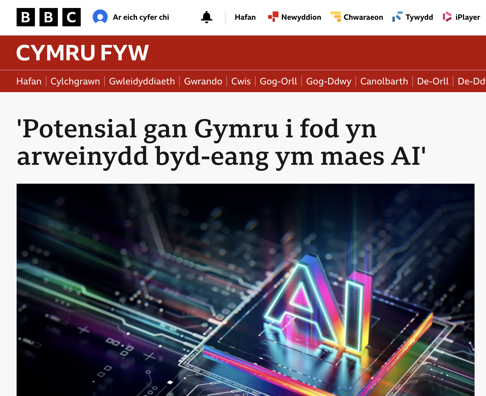 BBC Wales, September 2025