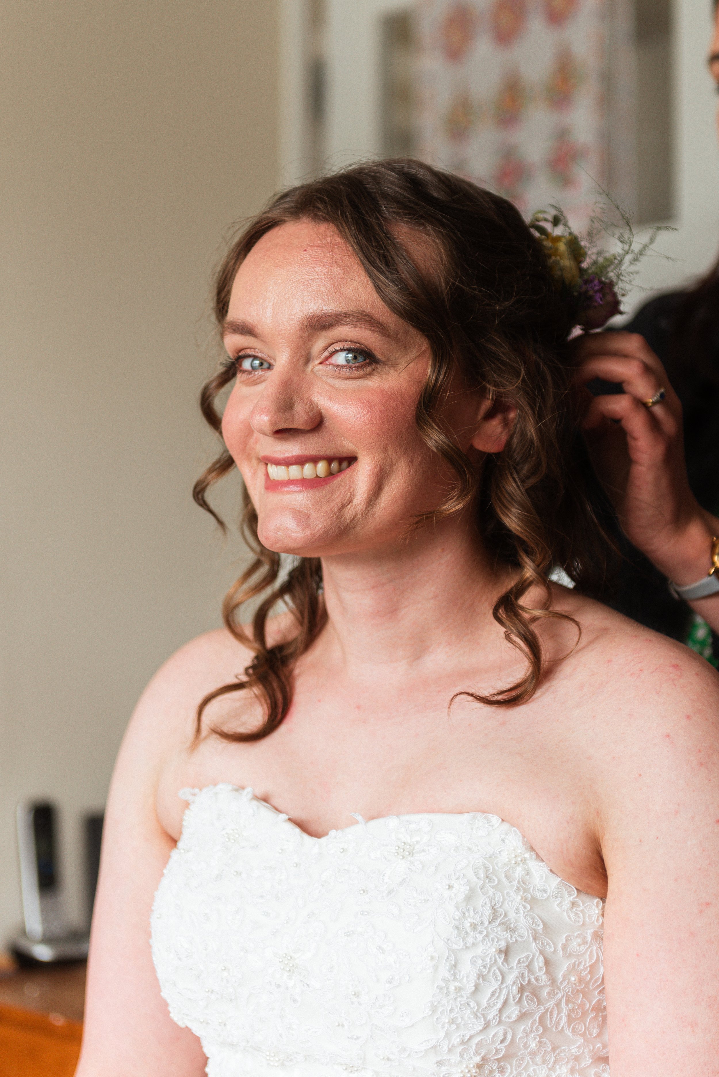 natural bridal make up for hereford wedding