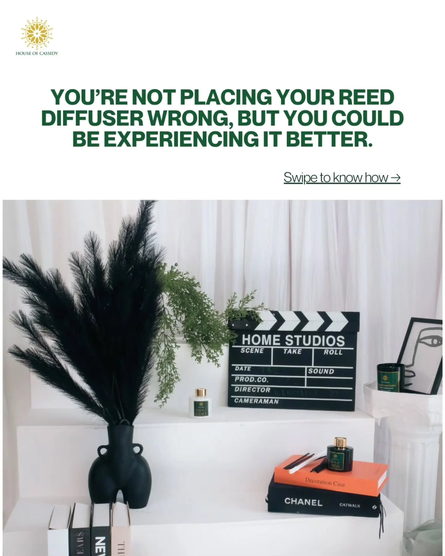 Luxury isn&rsquo;t just what you choose&hellip; It&rsquo;s how you place it.
Your reed diffuser should do more than sit pretty, it should move through your space, creating a scent that lingers, welcomes, and elevates every moment.

Scroll through the