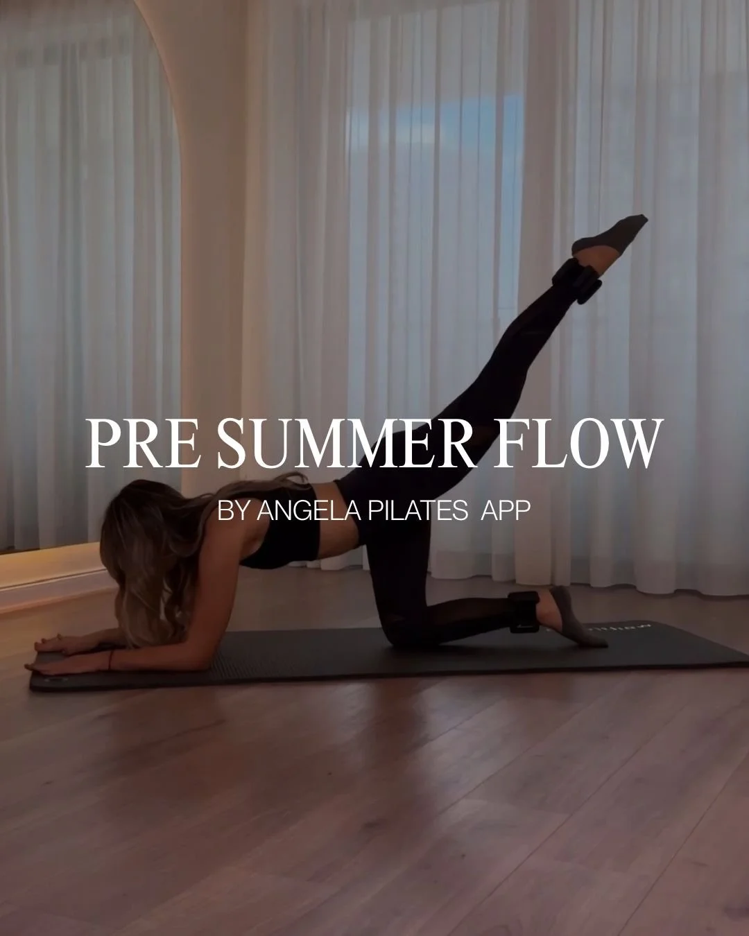 Pre Summer Flow ✨
Start 8. marta 💫

Program koji nežno oblikuje telo, jača core i vraća energiju pred letnju sezonu.
Vežbaj kada želi&scaron;, gde želi&scaron; &mdash; uz Angela Pilates App.

🎁 Specijalna promocija: -15%
Prilikom prijave iskoristi 