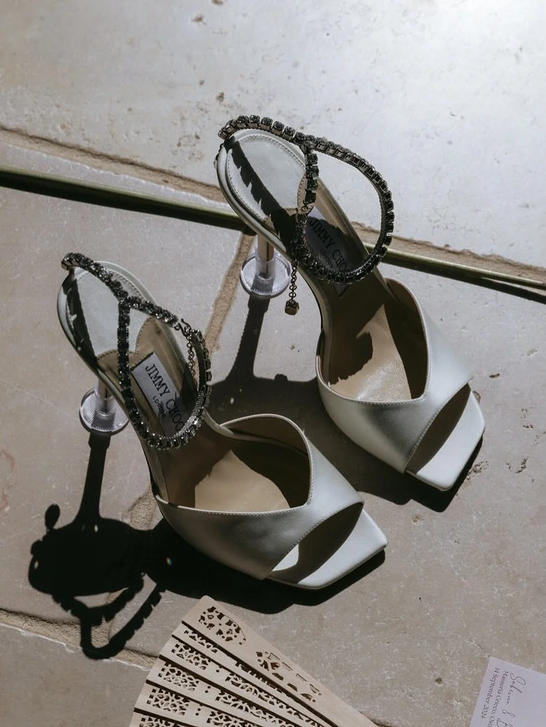 wedding details at masseria grieco.

a shoe is never just a detail.
it&rsquo;s how she steps into her story... grounded, graceful, unforgettable.
when photographed with presence, even the smallest elements become part of her legacy.

because intentio