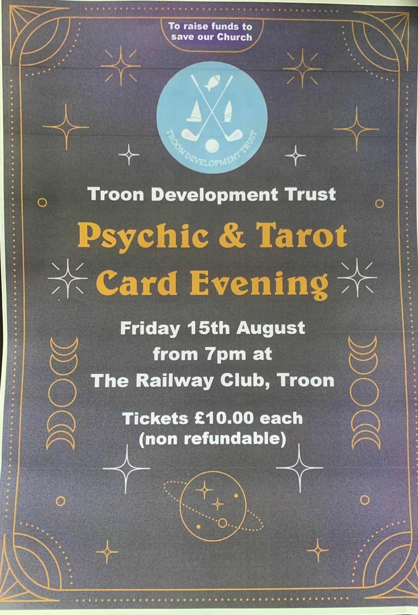 Psychic & Tarot Card Evening