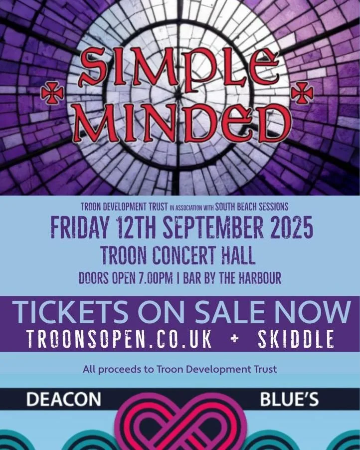 ๐ถ๐ฅ REMINDER: TRIBUTE CONCERT NIGHT! ๐ฅ๐ถ
Get ready for an unforgettable evening at Troon Concert Hall with tribute acts to Simple Minds & Deacon Blue!
๐ Where? Troon Concert Hall
๐ Doors open at 7PM
๐๏ธ Tickets available online now
๐ธ All p