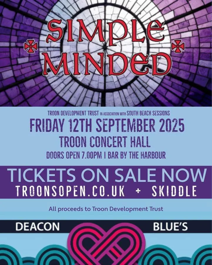 ๐ถ๐ฅ REMINDER: TRIBUTE CONCERT NIGHT! ๐ฅ๐ถ
Get ready for an unforgettable evening at Troon Concert Hall with tribute acts to Simple Minds & Deacon Blue!
๐ Where? Troon Concert Hall
๐ Doors open at 7PM
๐๏ธ Tickets available online now
๐ธ All p