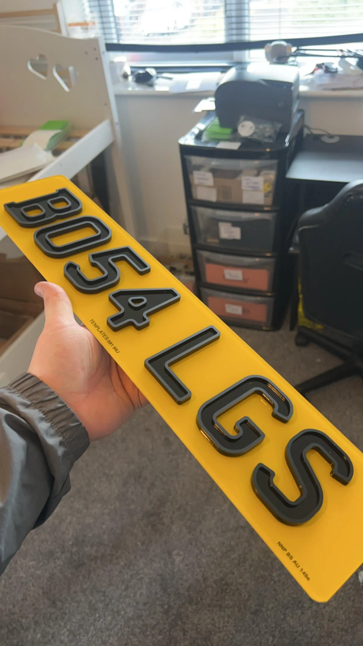 GHOST MATTE NUMBER PLATES