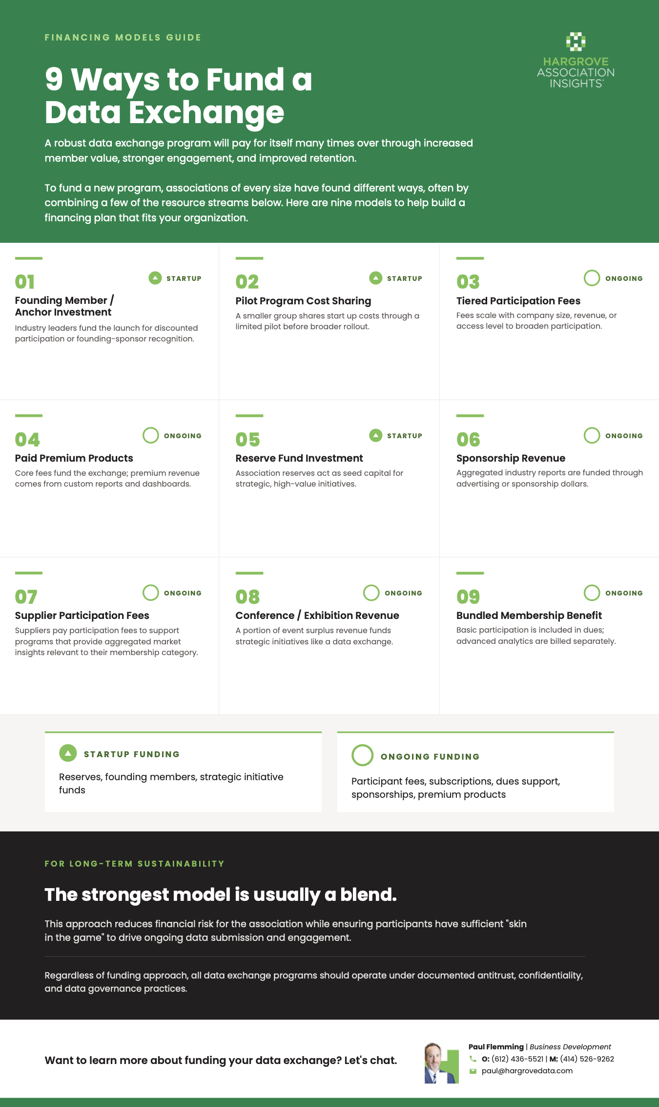 9 Ways to Fund a Data Exchange
