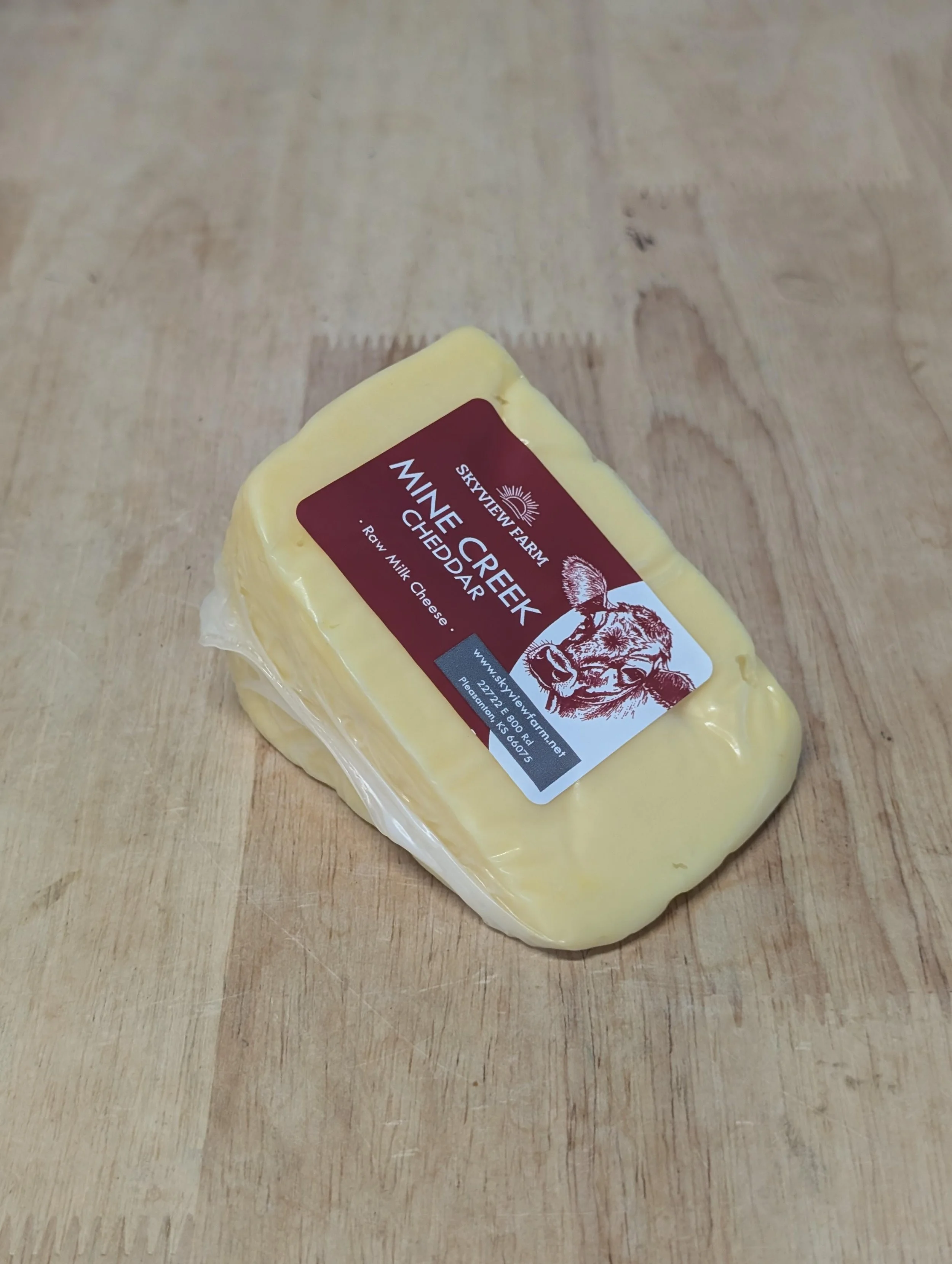 Mine Creek Cheddar Wedge (Skyview Farm)
