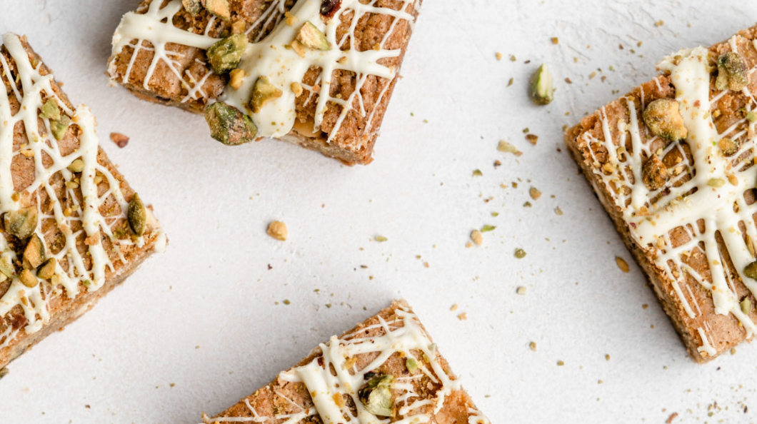 Dried Cherry, White Chocolate, & Pistachio Blondies 9 pc (Seasonal)
